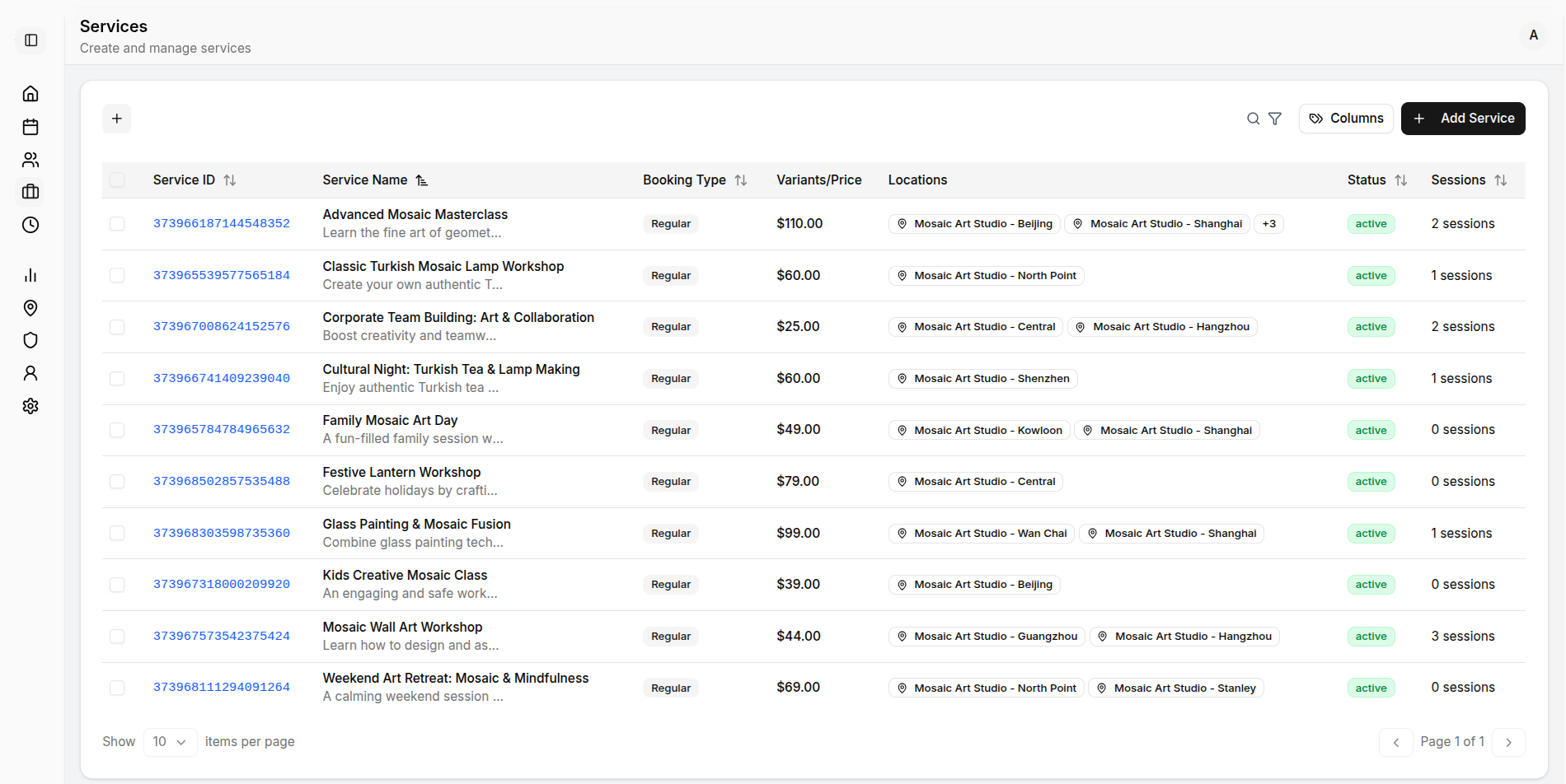 Customer profile management